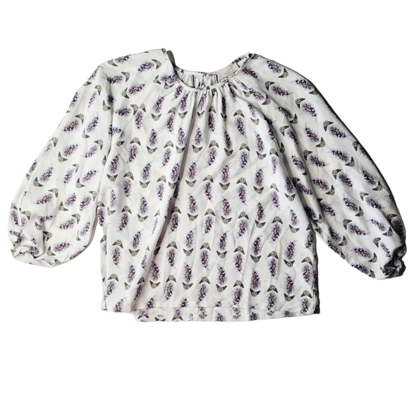 Loft Floral Blouse Small - Picture 2 of 5